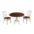 3 - Piece Drop Leaf Solid Wood Dining Set R886813