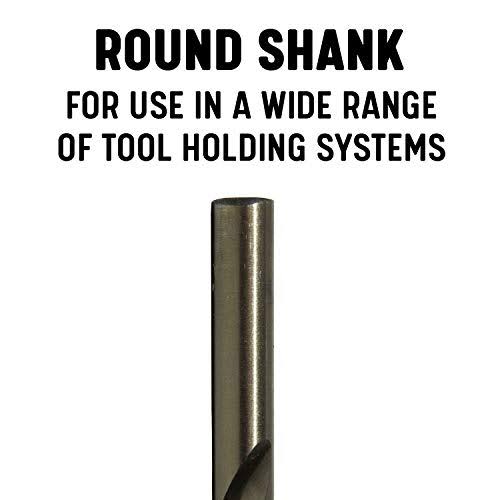 Cobalt Heavy Duty Jobber Length Drill Bit, Pack of 6 K612635