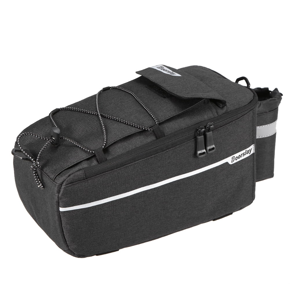 Insulated Trunk Cooler Bag Cycling Rear Rack Storage Luggage Bag Reflective MTB Bike Pannier Bag Shoulder Bag Q19641