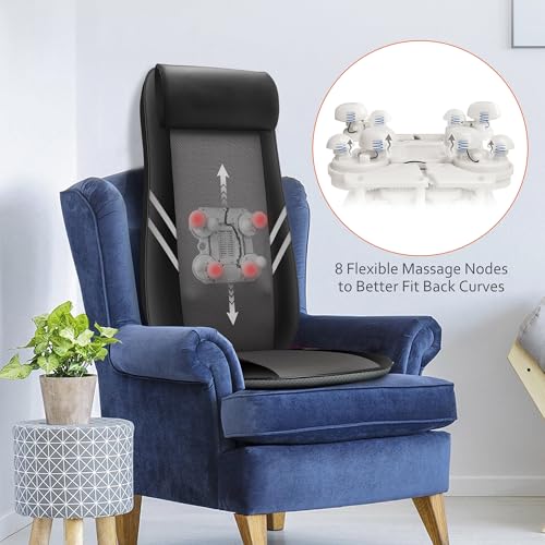 Shiatsu Massage Cushion with Heat Kneading Back Massager F875573