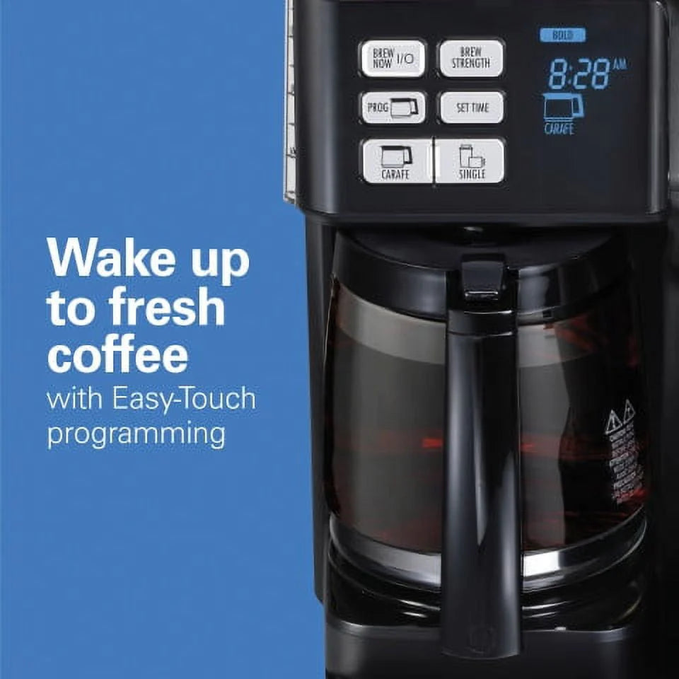 Black & Silver Single-Serve Coffee Maker K611