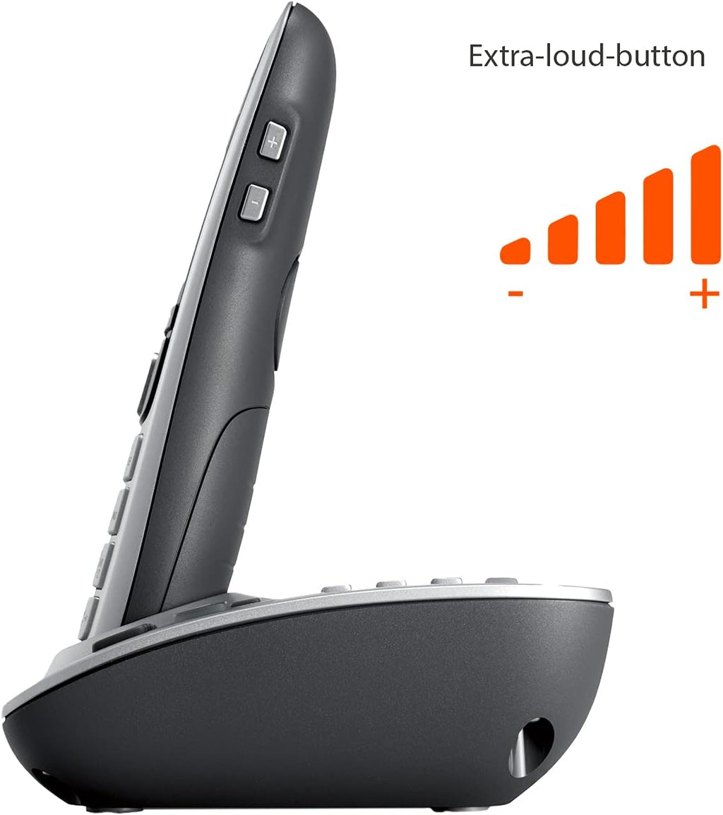 Cordless Phone with Answering Machine and SOS Key, Platinum X8621