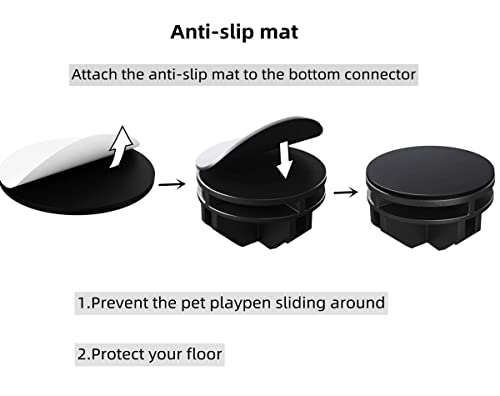 Portable Small Animals Pet Playpen Yard Fence V807532