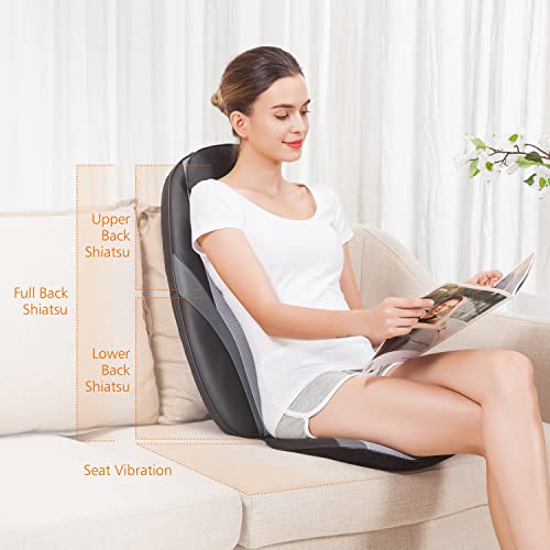 Shiatsu Massage Cushion with Heat Kneading Back Massager F875573