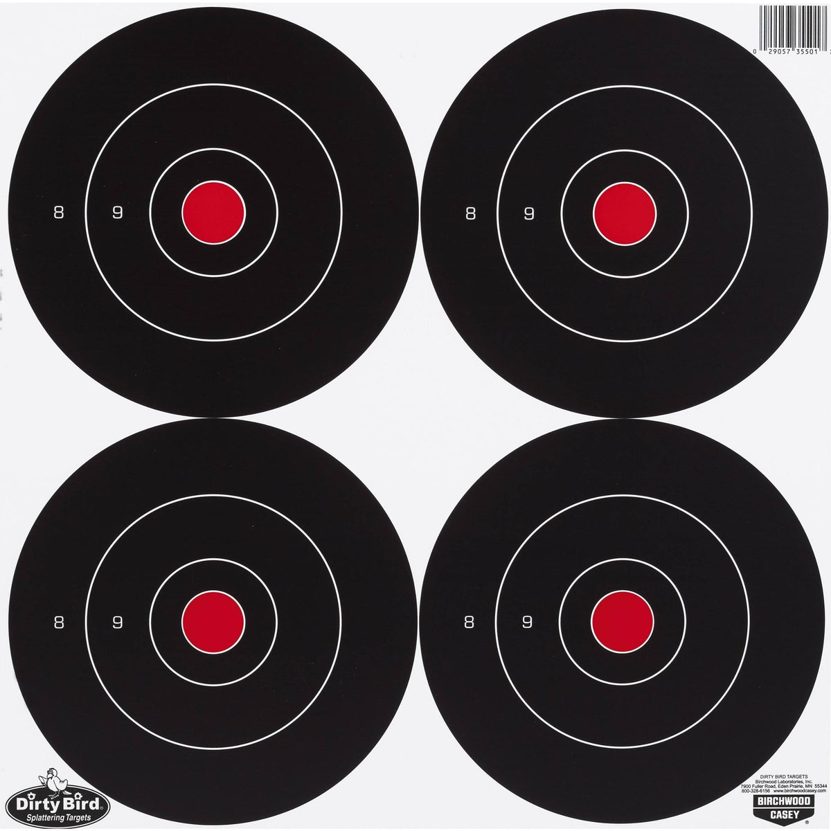 Dirty Bird 6 Bull&s Eye Target X285