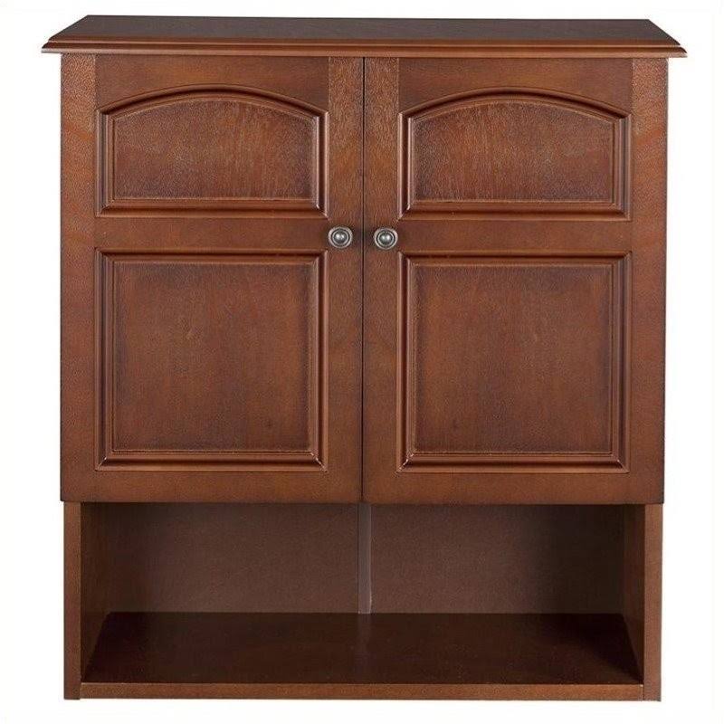 2-Door Wall Cabinet in Mahogany J5535