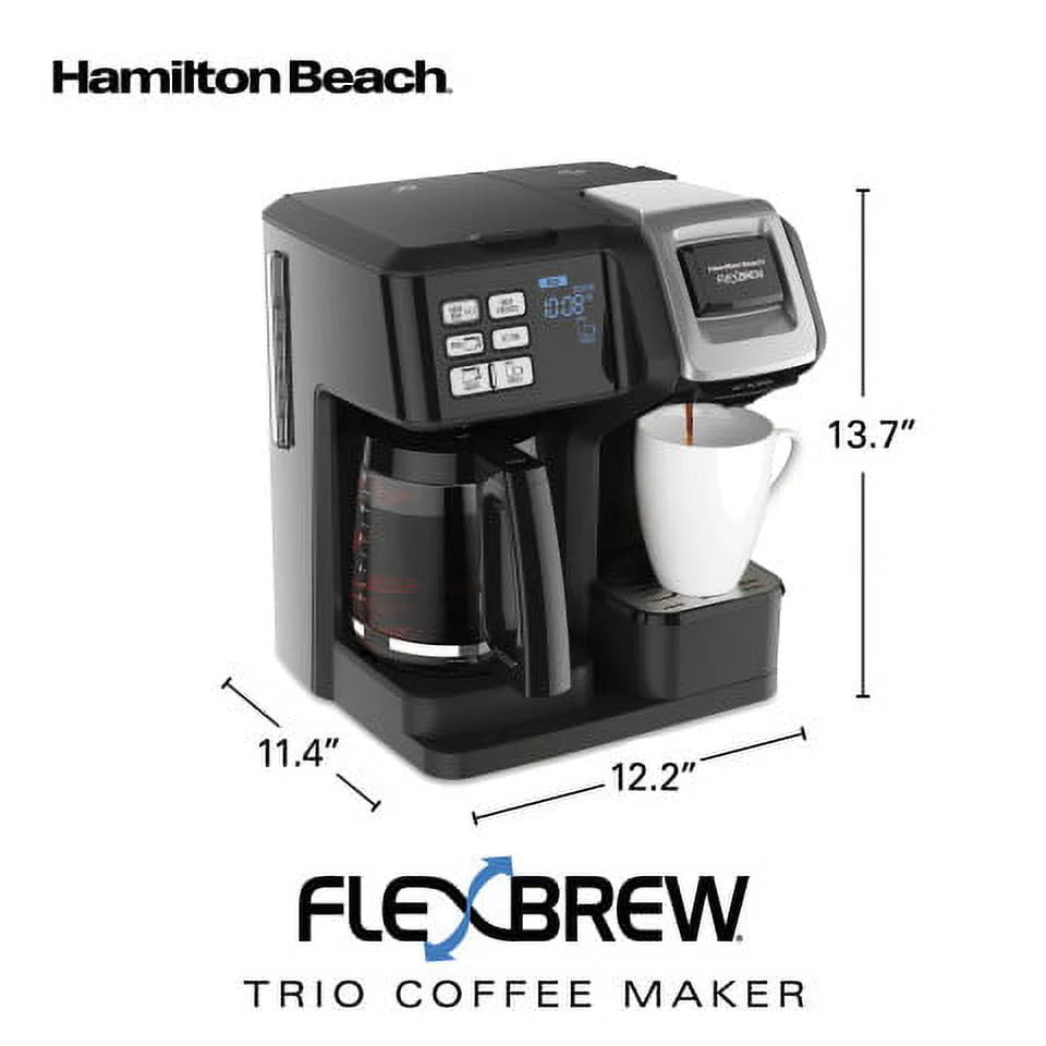 Black & Silver Single-Serve Coffee Maker K611