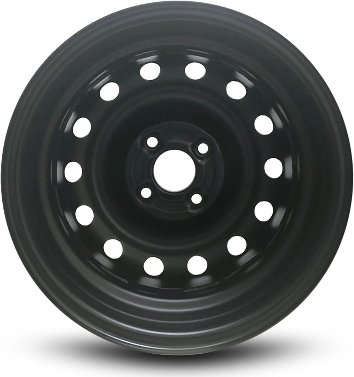 14 Inch 4 Lug Black Steel Rim E4676