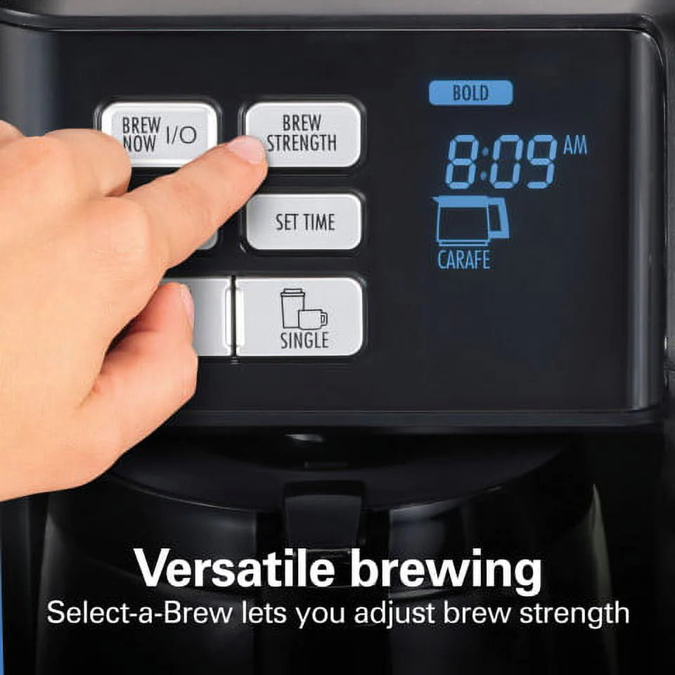 Black & Silver Single-Serve Coffee Maker K611