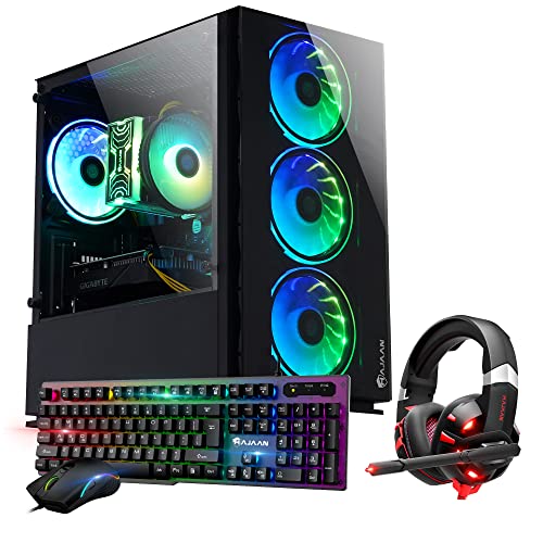 Intel i7 Quad Core 4.0GHz 32GB DDR4 RAM 1TB SSD AMD Radeon RX 580 8GB GDDR6 Windows 10 Pro Desktop PC W9129