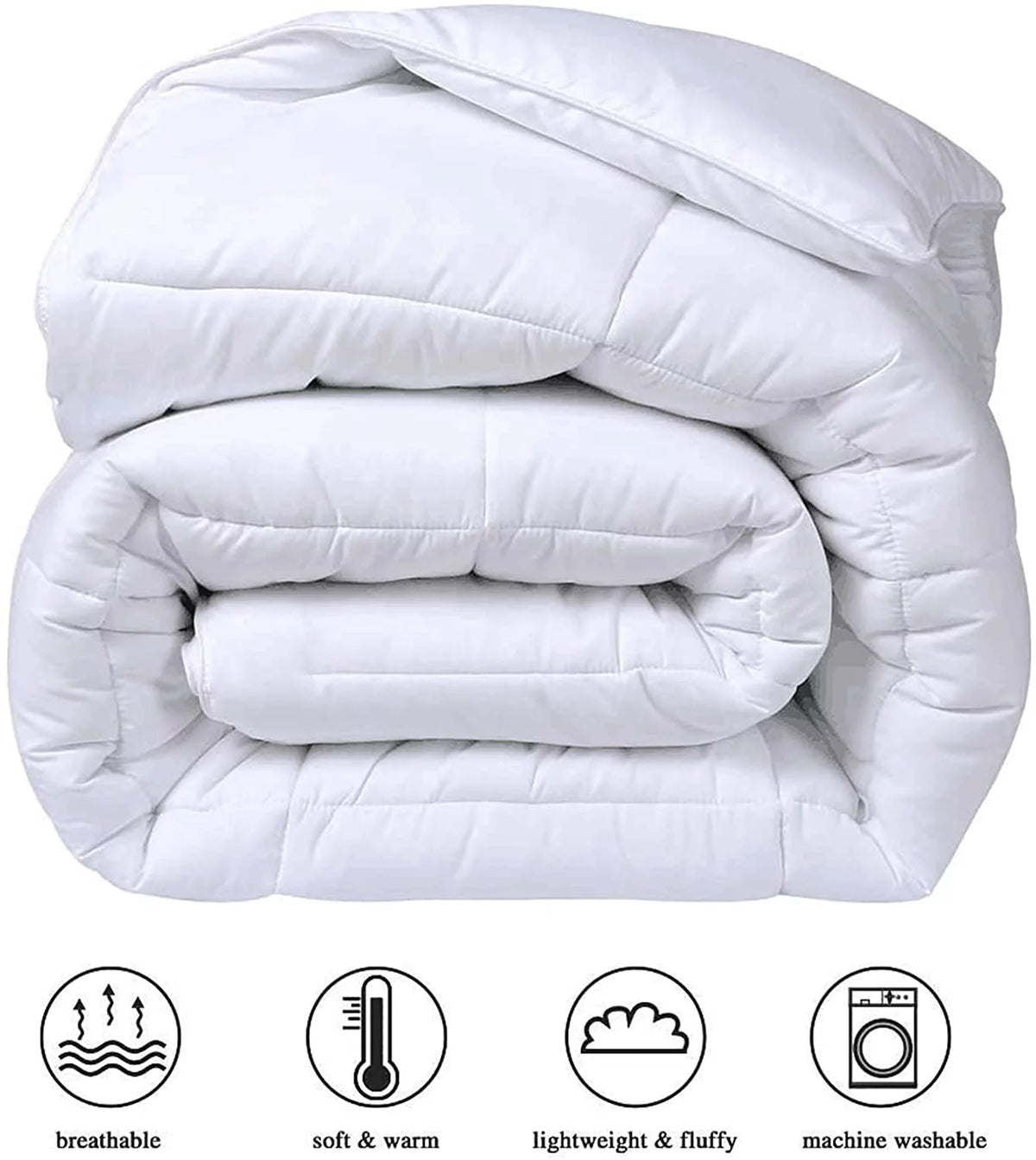 Teal Microfiber Fill Comforter with Pillowcases S8342